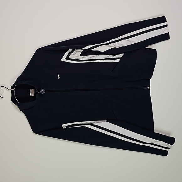 NIKE blue and white small zip up jacket - Picture 1 of 7